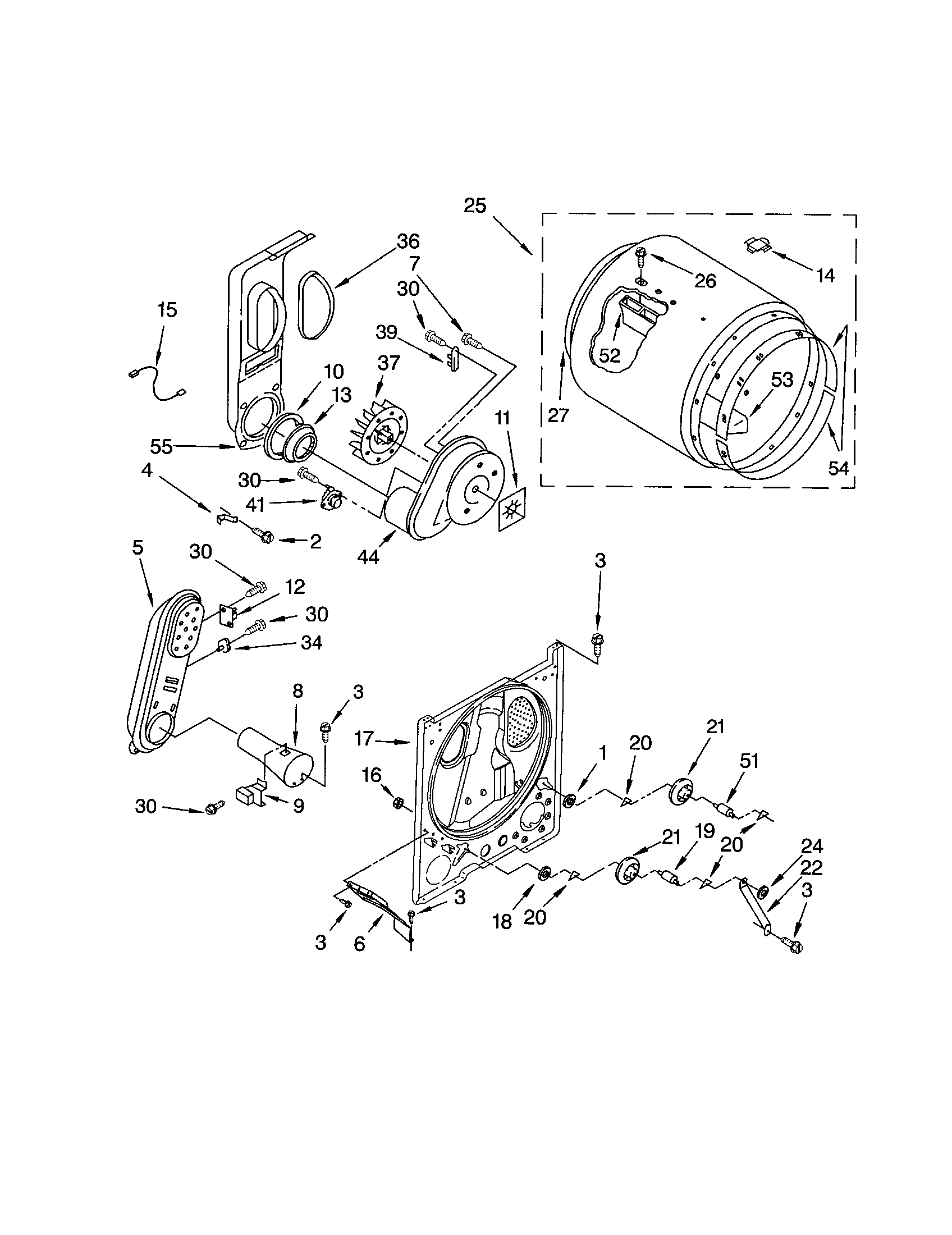 Kenmore 11072622101 bulkhead diagram