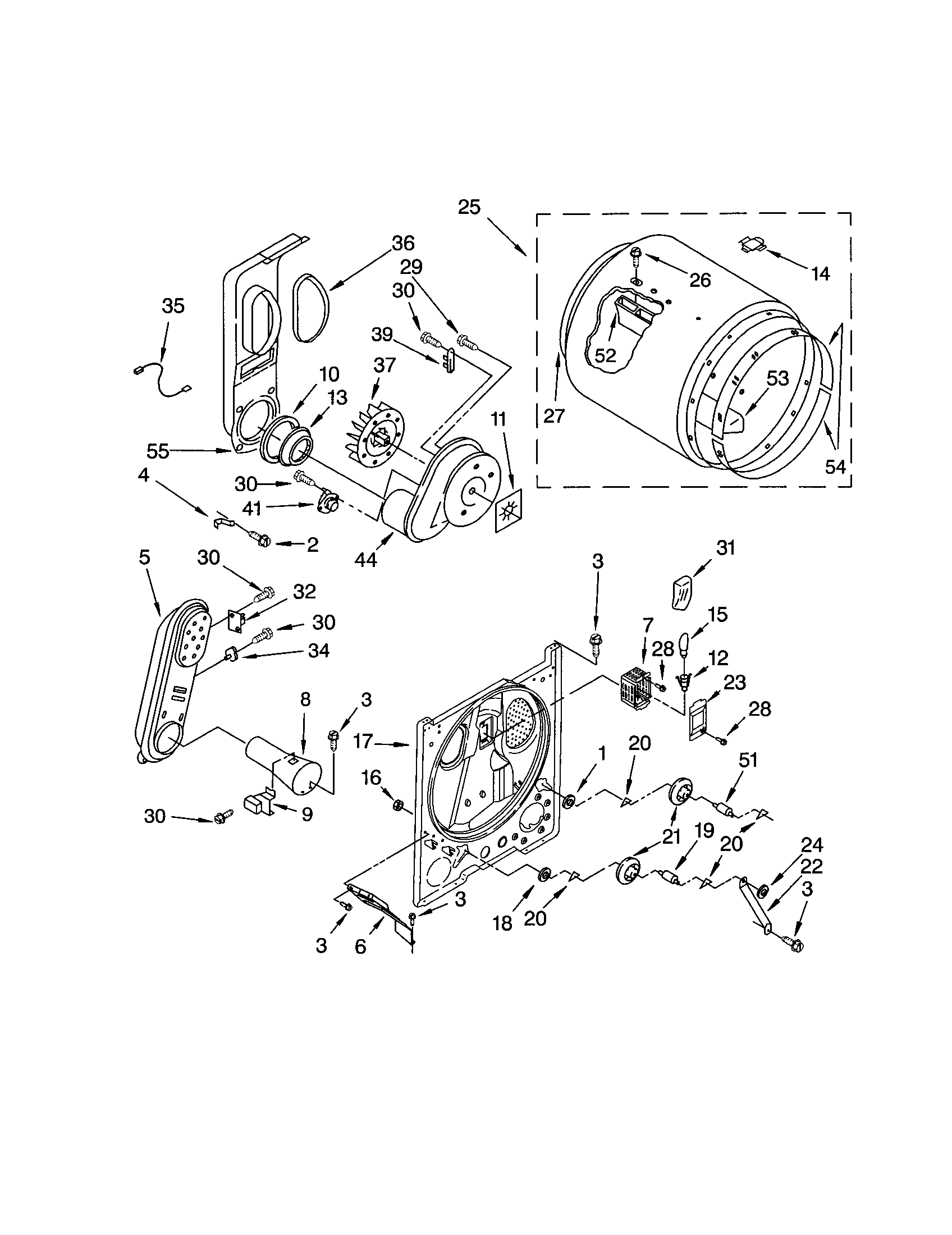 Kenmore 11072822101 bulkhead diagram