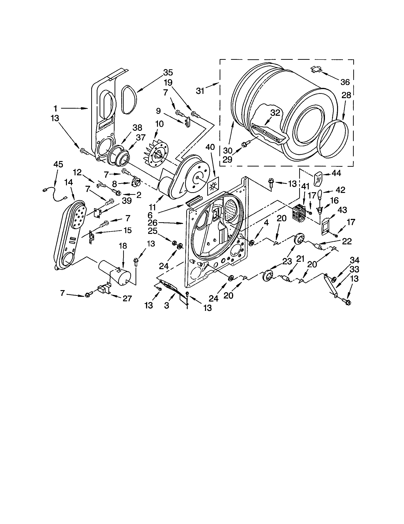 Kenmore 11072886101 bulkhead diagram