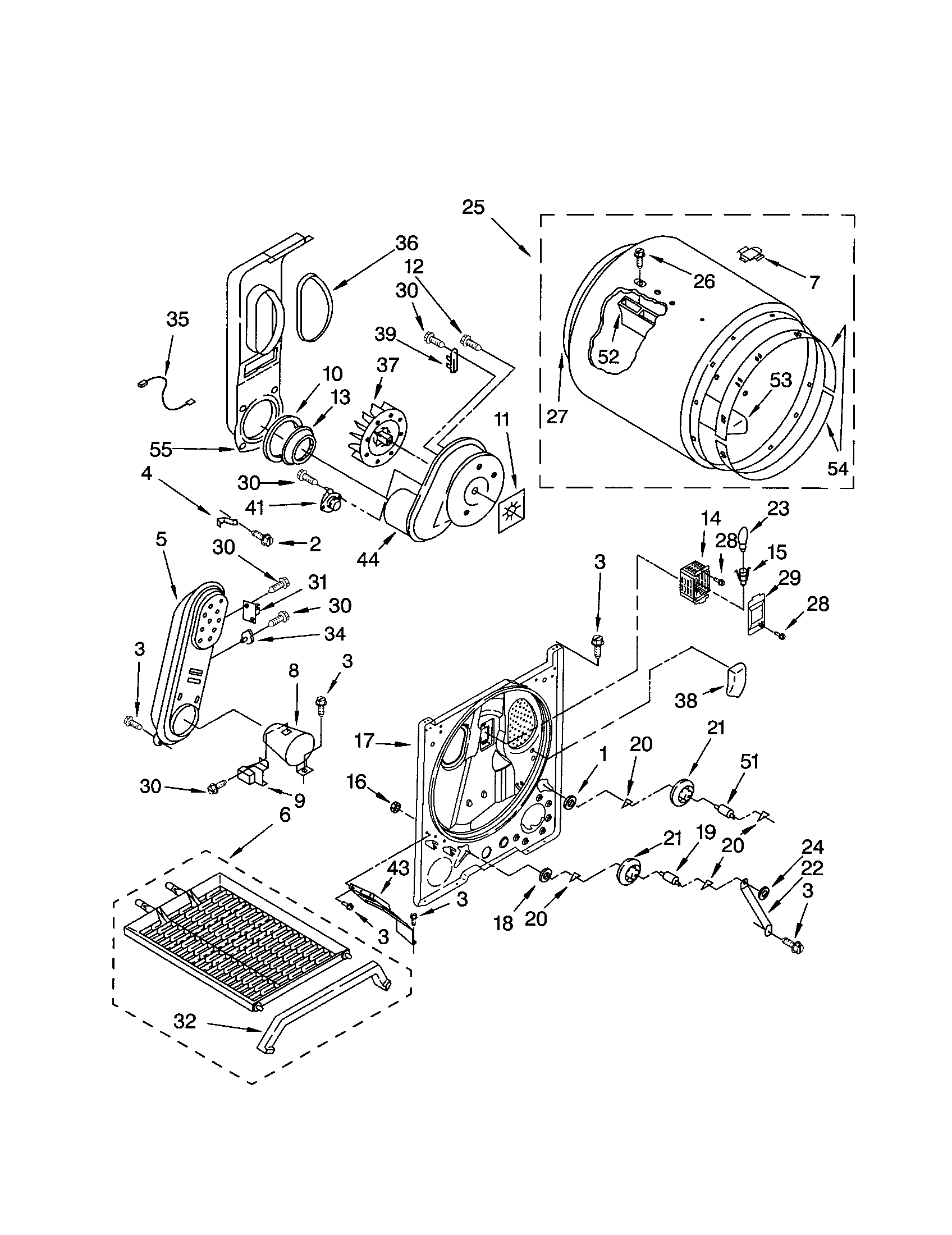 Kenmore 11074902200 bulkhead diagram