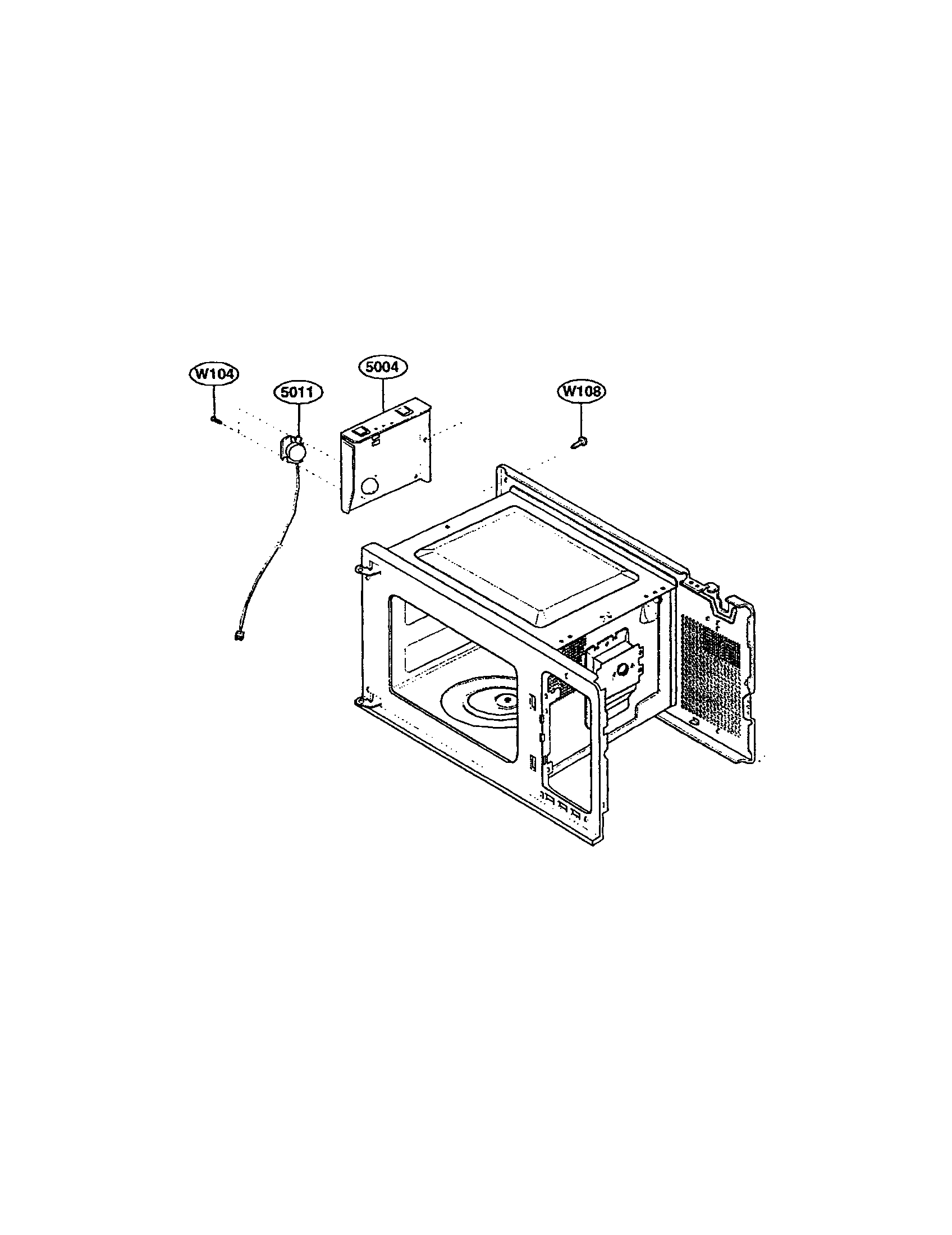 Kenmore 72162259200 sensor diagram