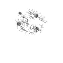 Generac EHC00952 crankcase/piston/gear cover diagram