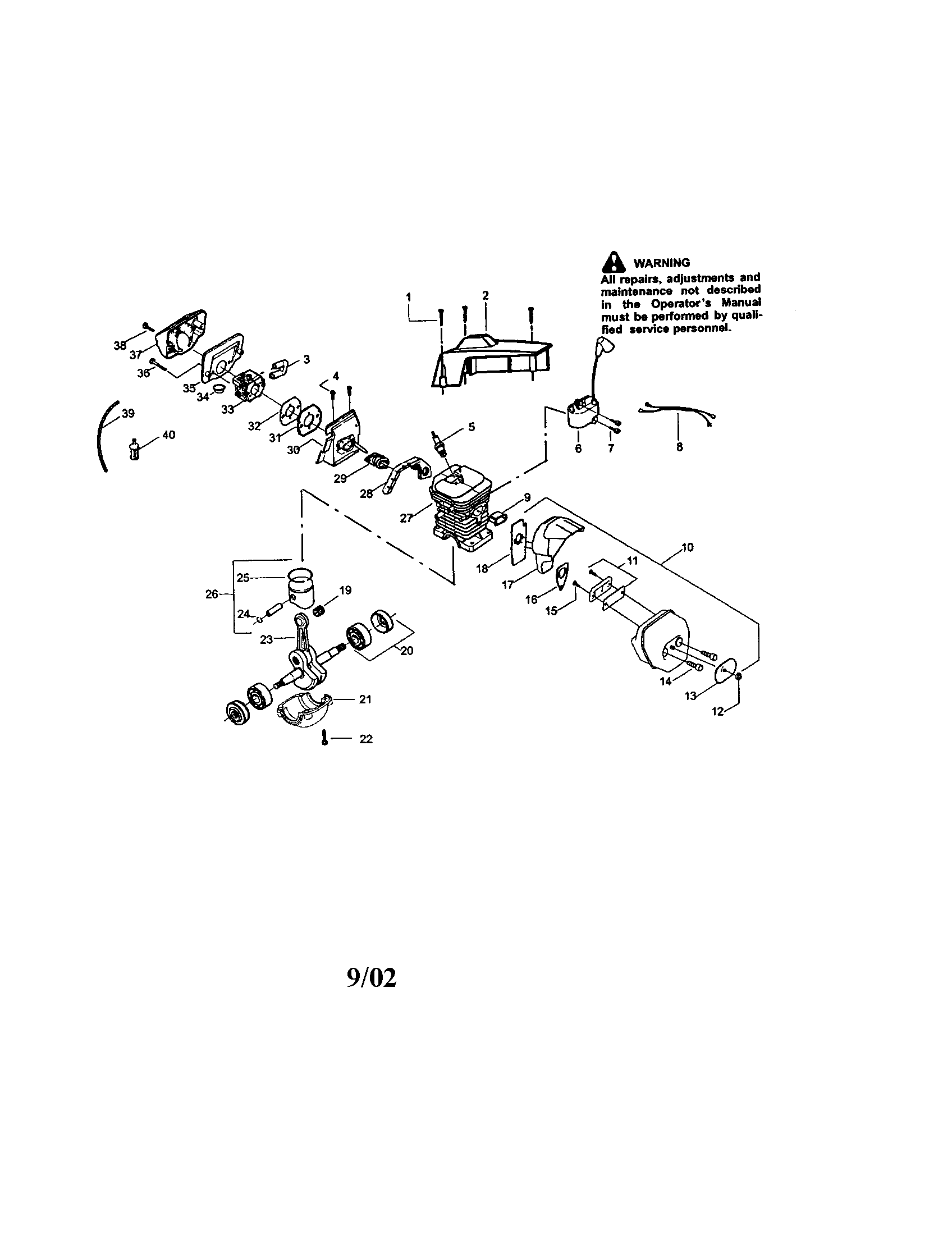 Craftsman 944411461 crankcase/crankshaft diagram