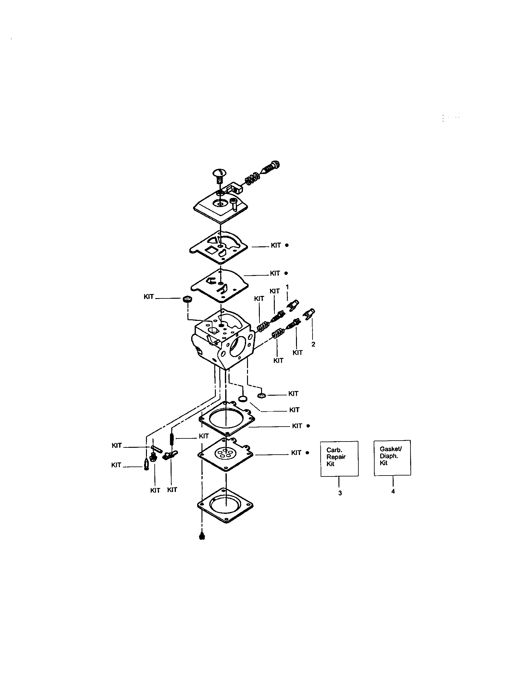 Craftsman 944411461 carburetor #530071492(wt-610) diagram