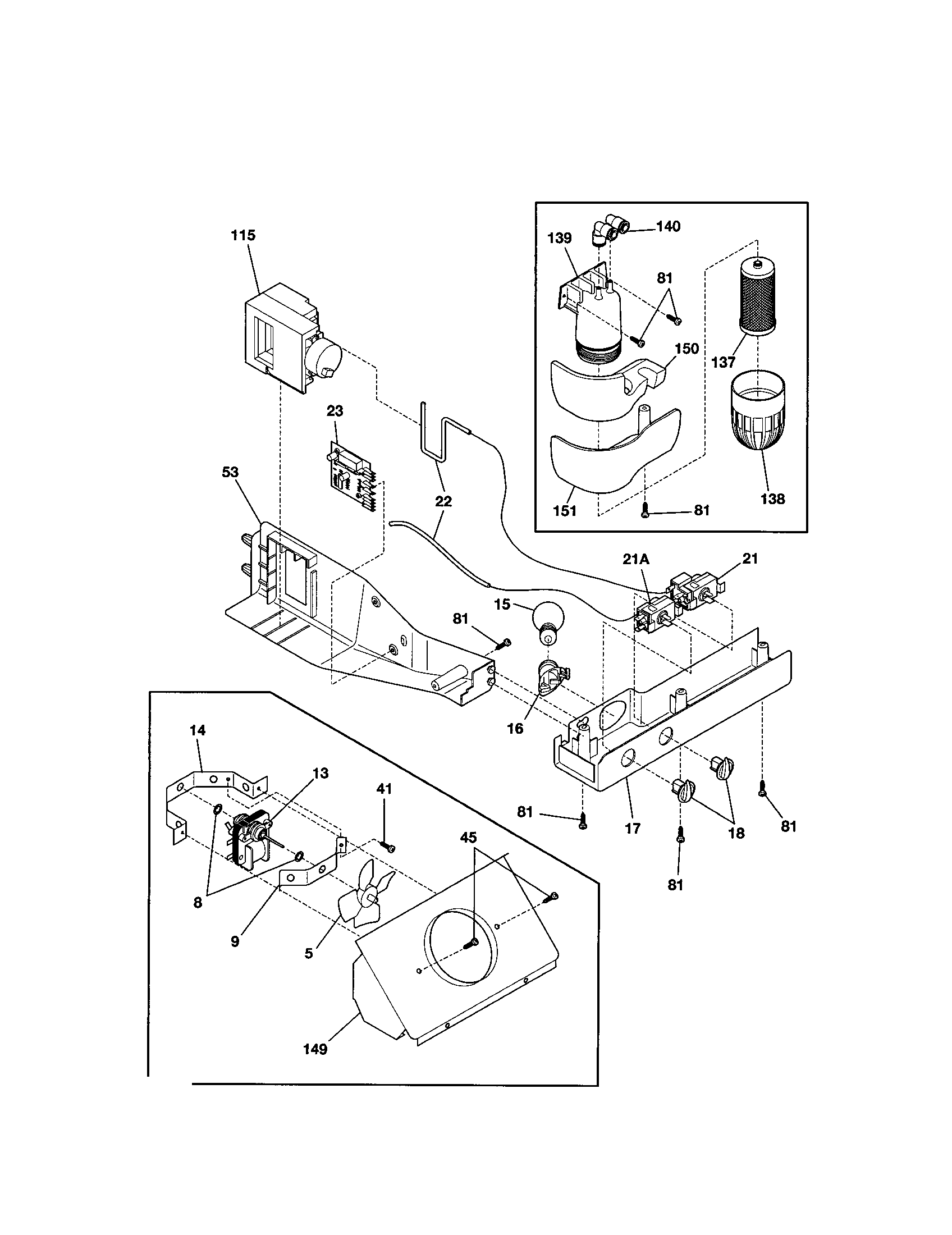 Kenmore 25351232106 controls diagram