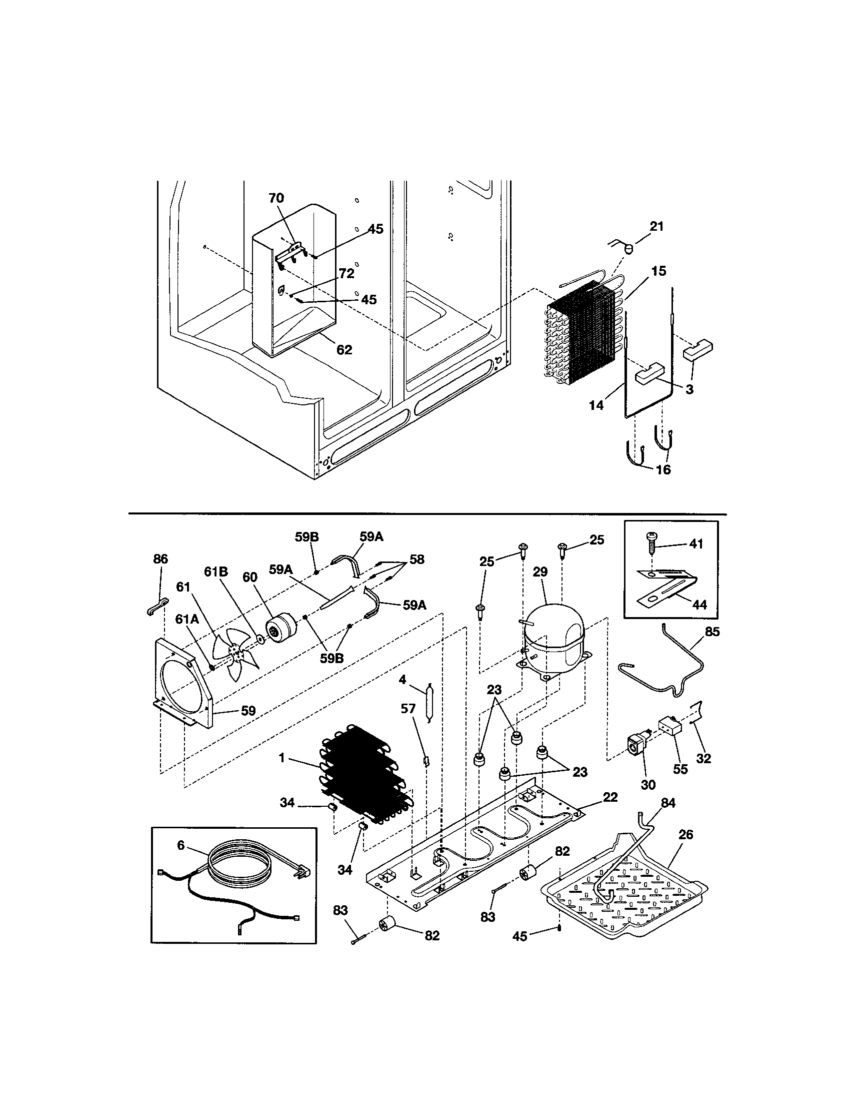 Kenmore 25351232106 system diagram