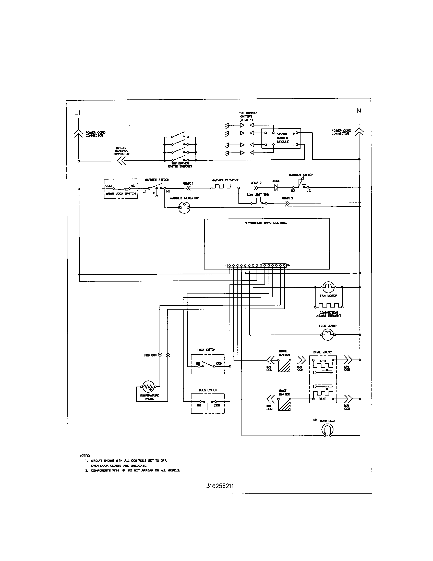 Kenmore 79075919200 wiring schematic diagram