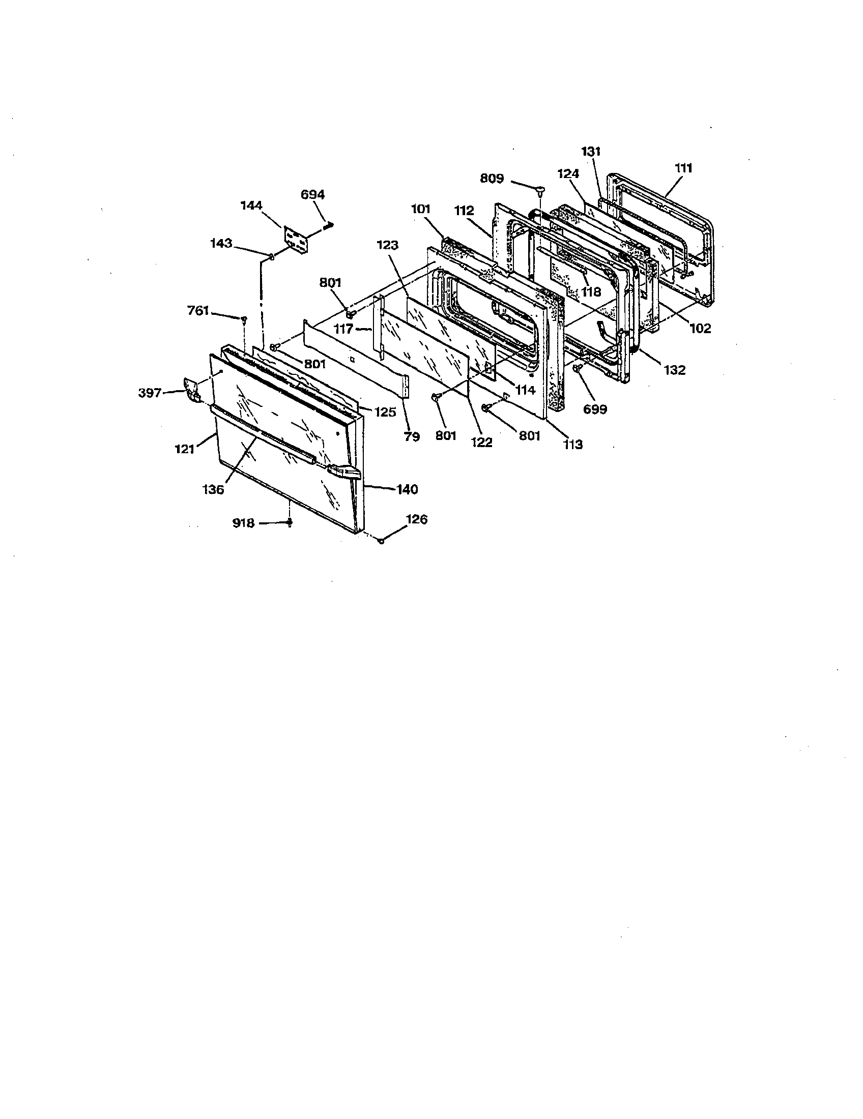 GE JKP15WW2WW door diagram