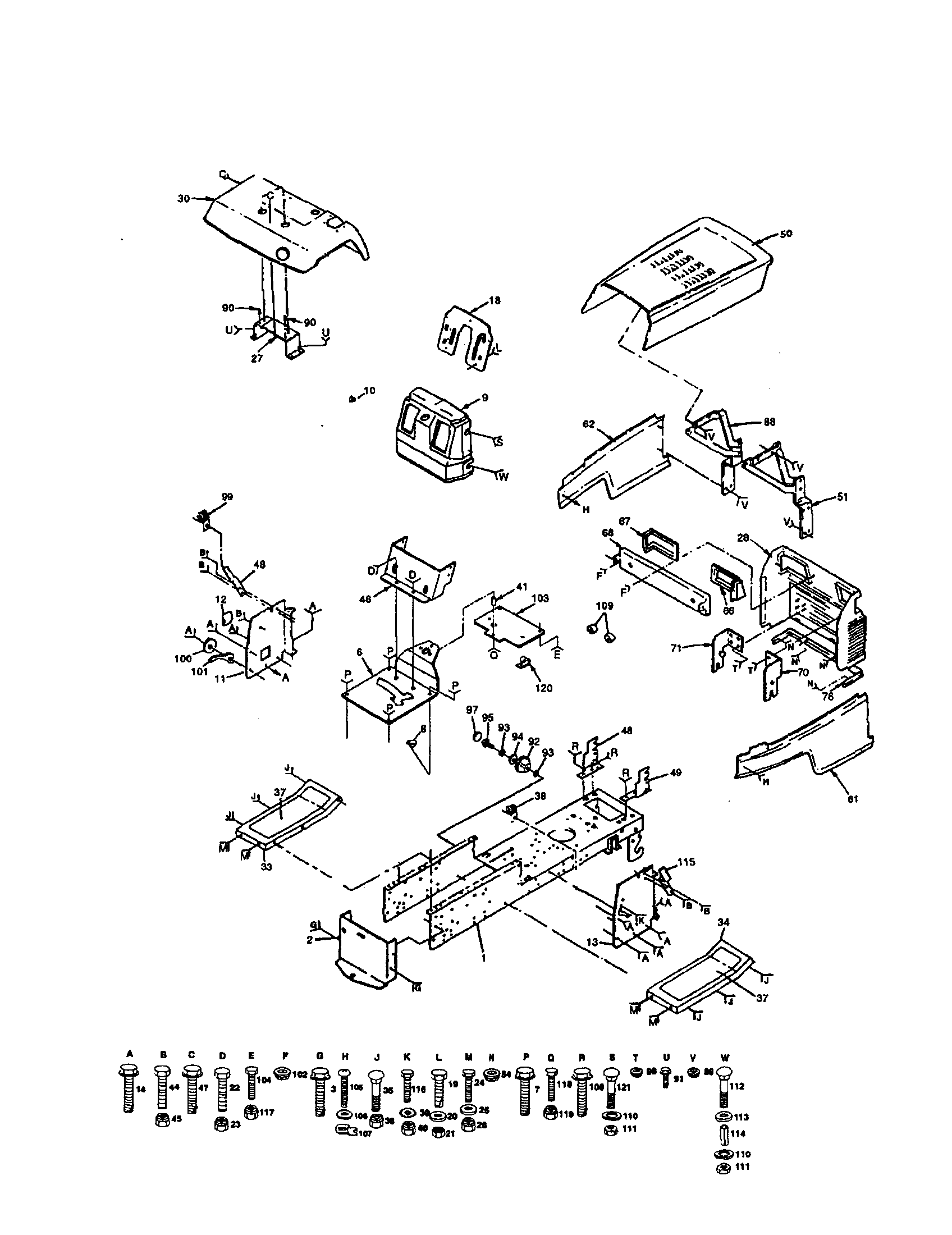 Craftsman 917255690 chassis and enclosures diagram