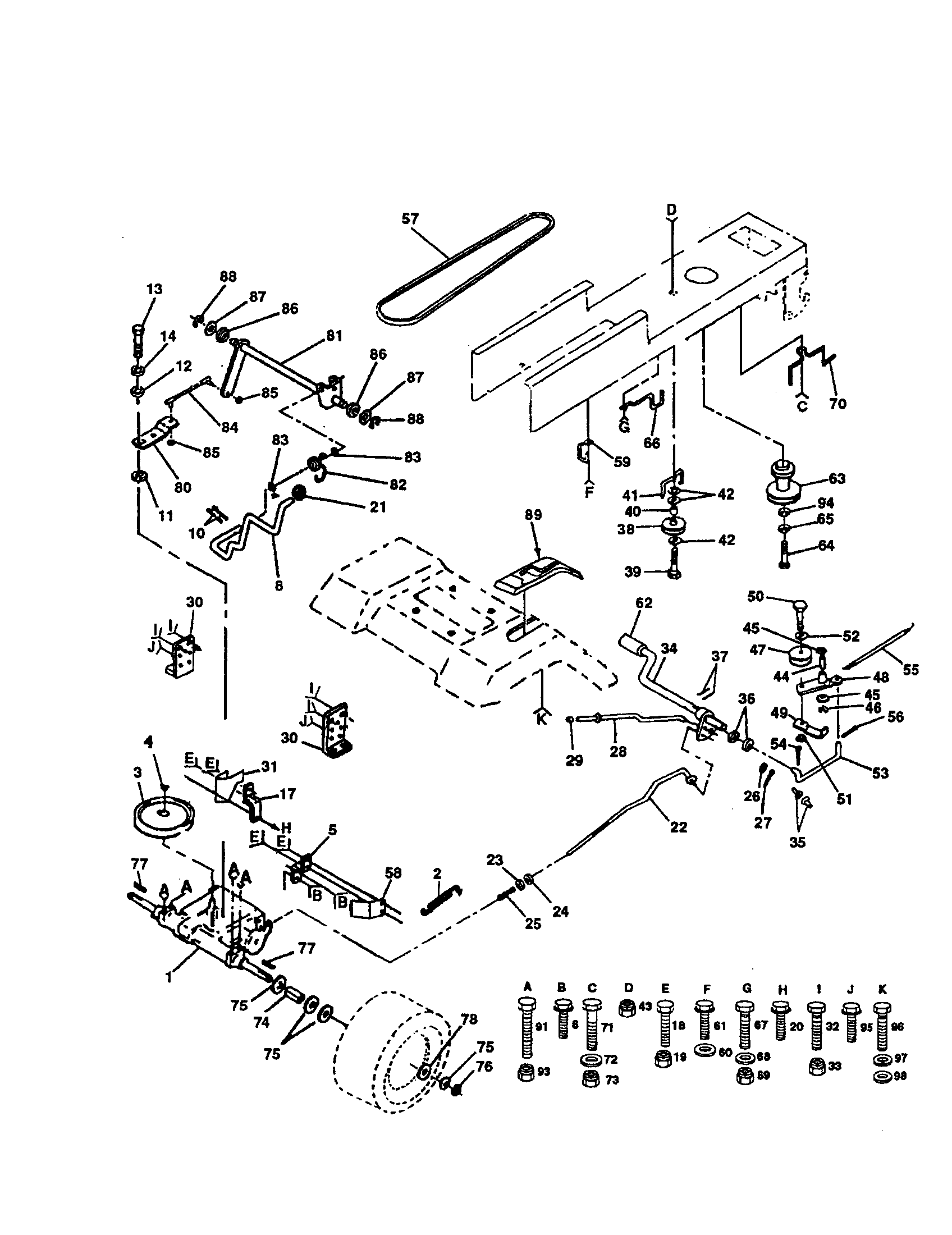 Craftsman 917255690 drive diagram