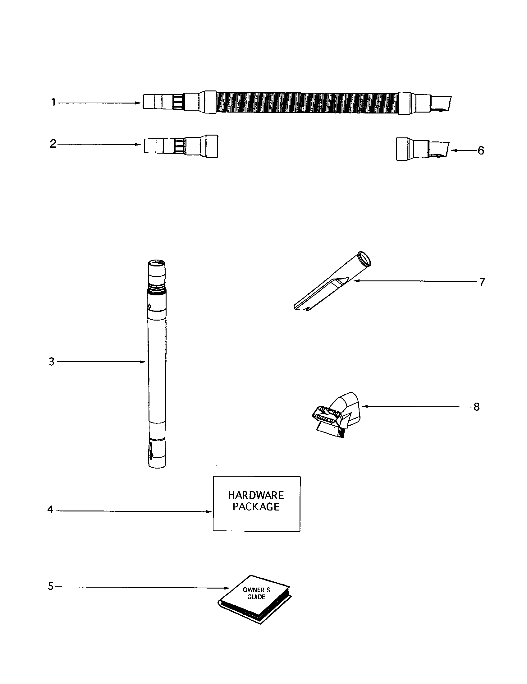 Eureka 4388BH hose diagram