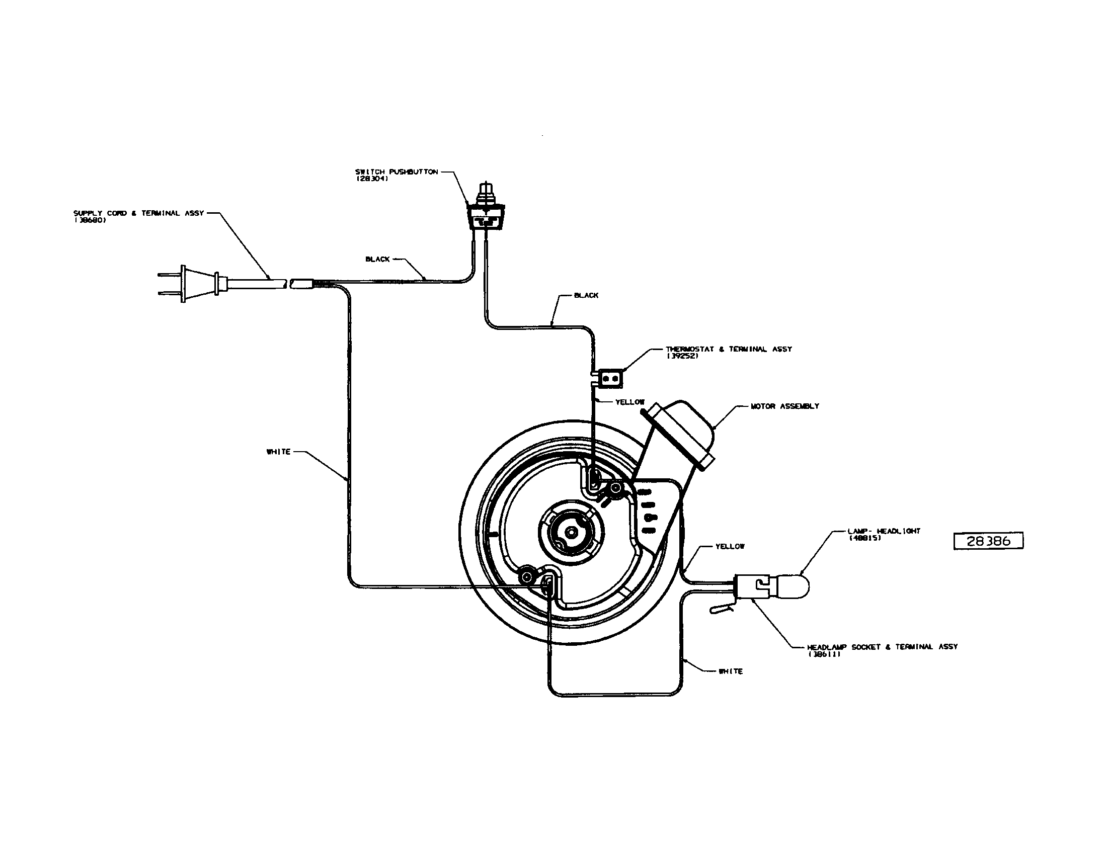 Eureka 4388BH wiring diagram diagram