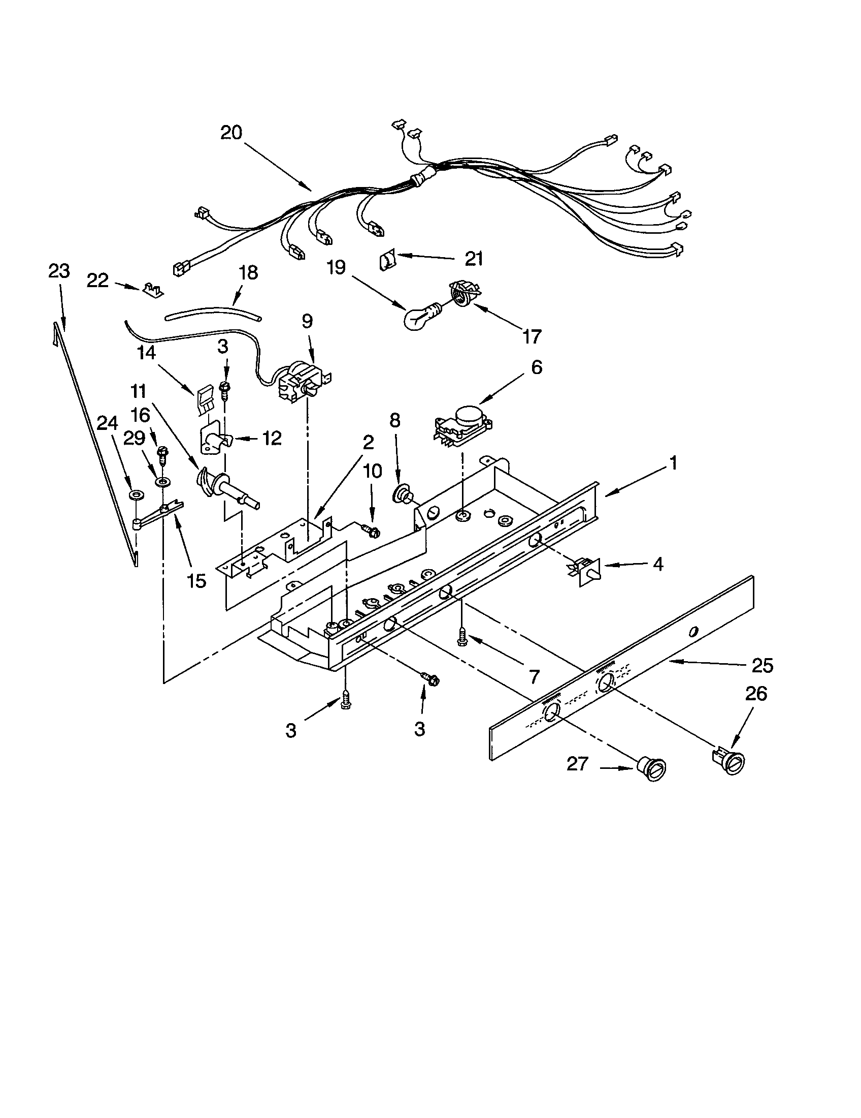Whirlpool ED5YHGXLT01 control diagram