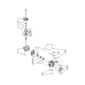 Kenmore 11023924201 brake/clutch/gearcase/motor/pump diagram