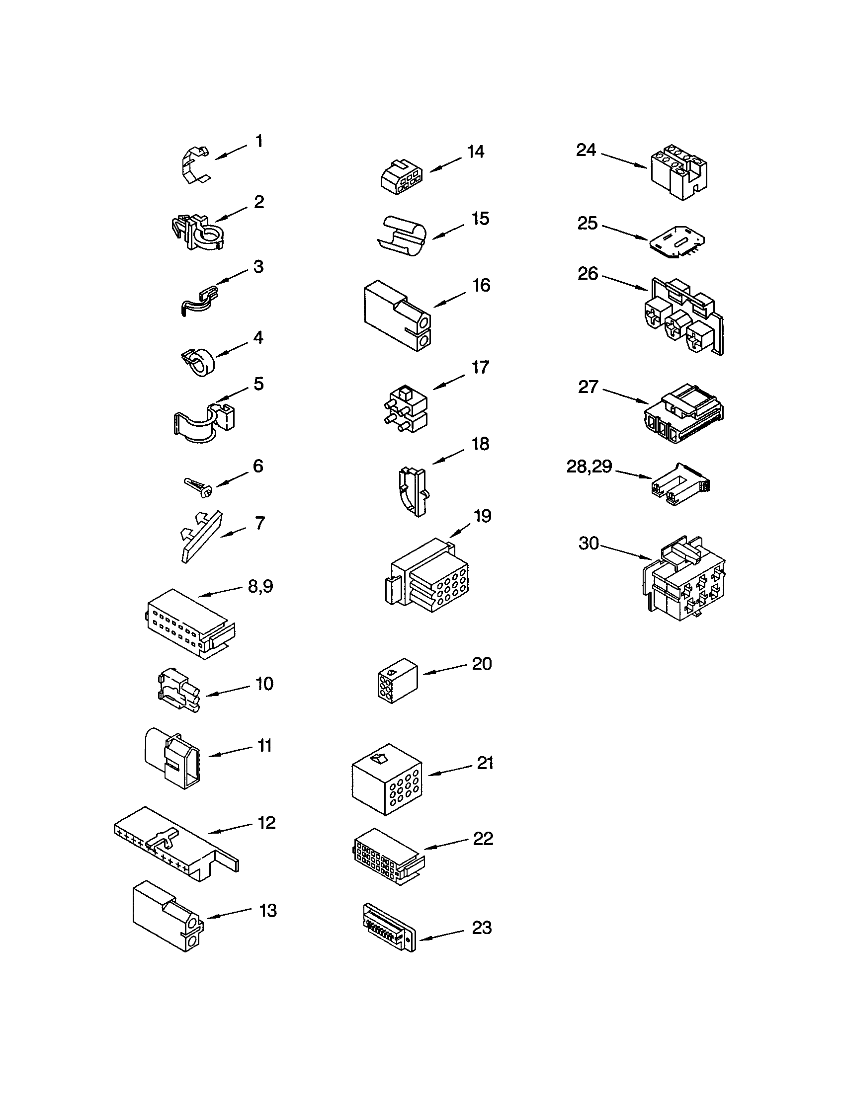Kenmore 11022862101 wiring harness diagram
