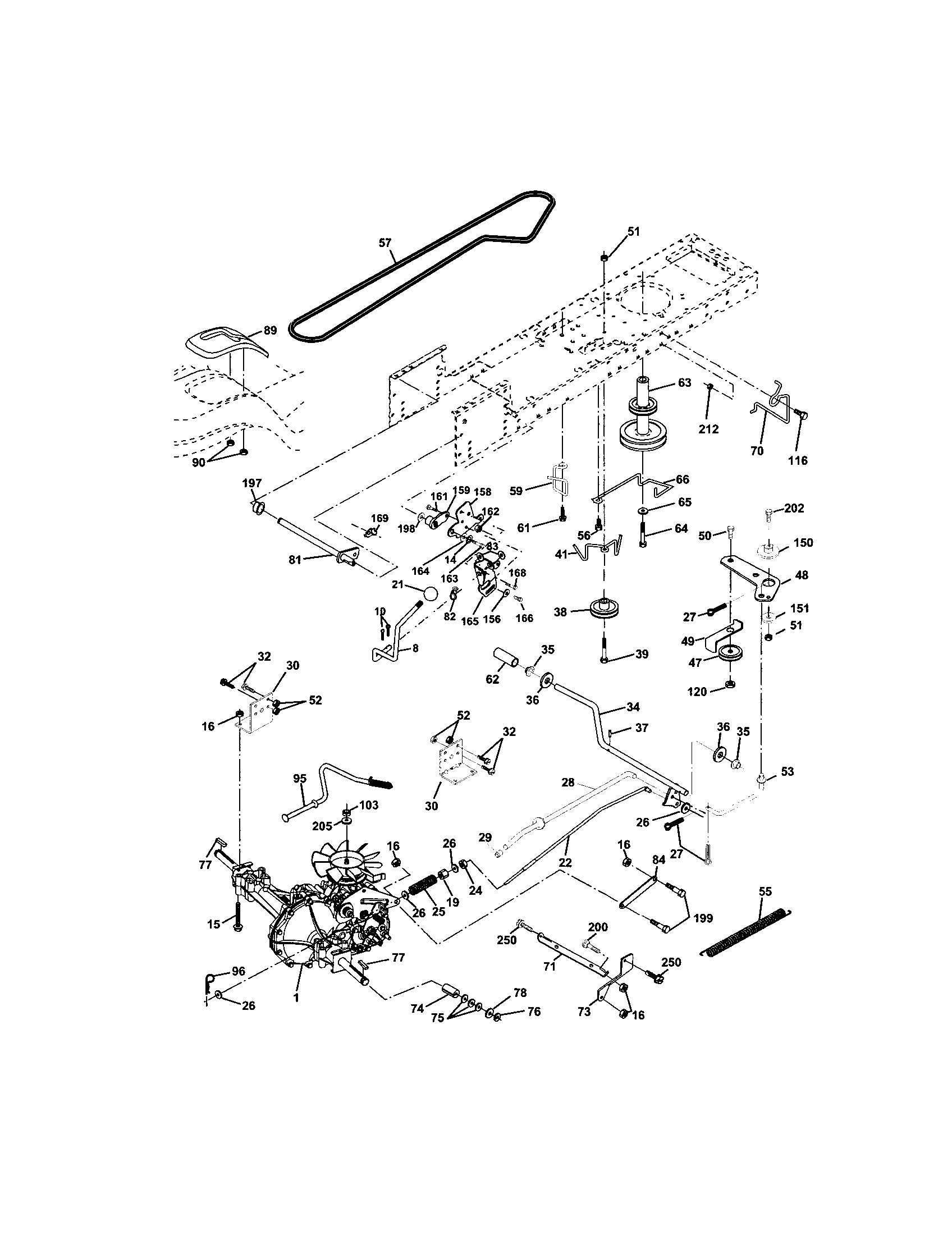 Craftsman 917272660 ground drive diagram