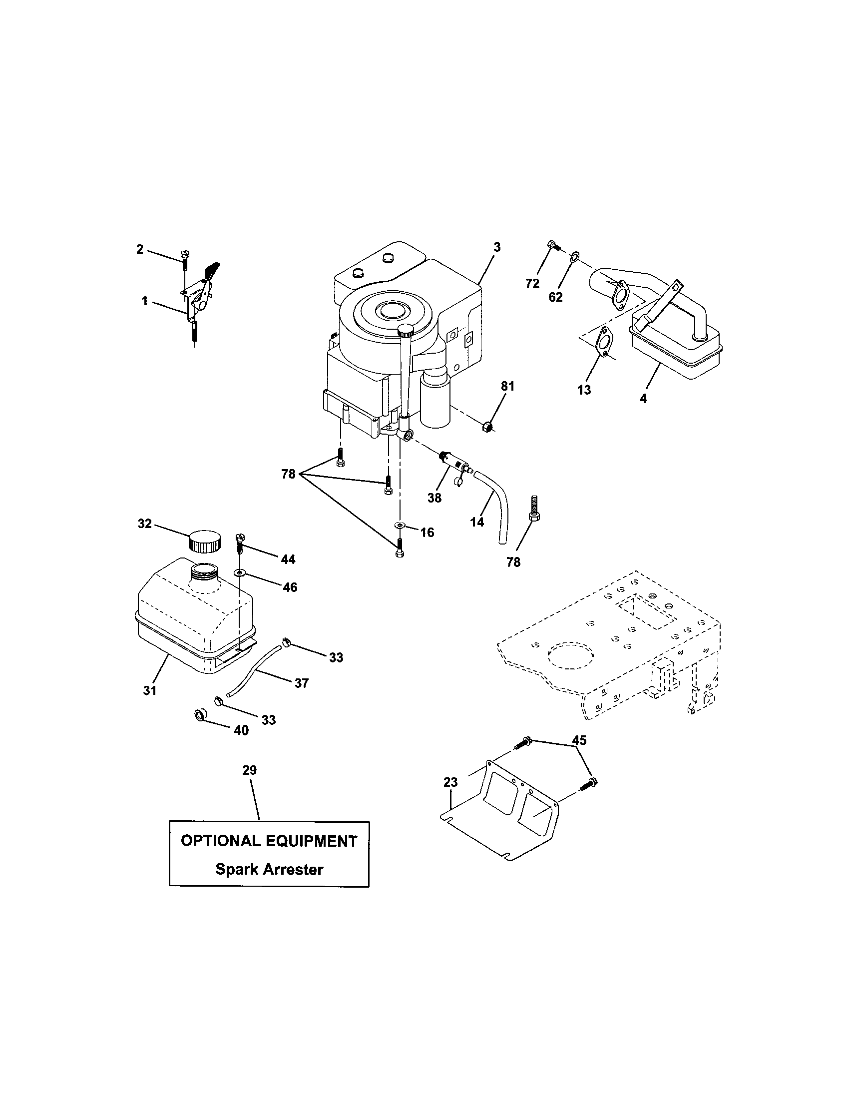 Craftsman 917272660 engine diagram