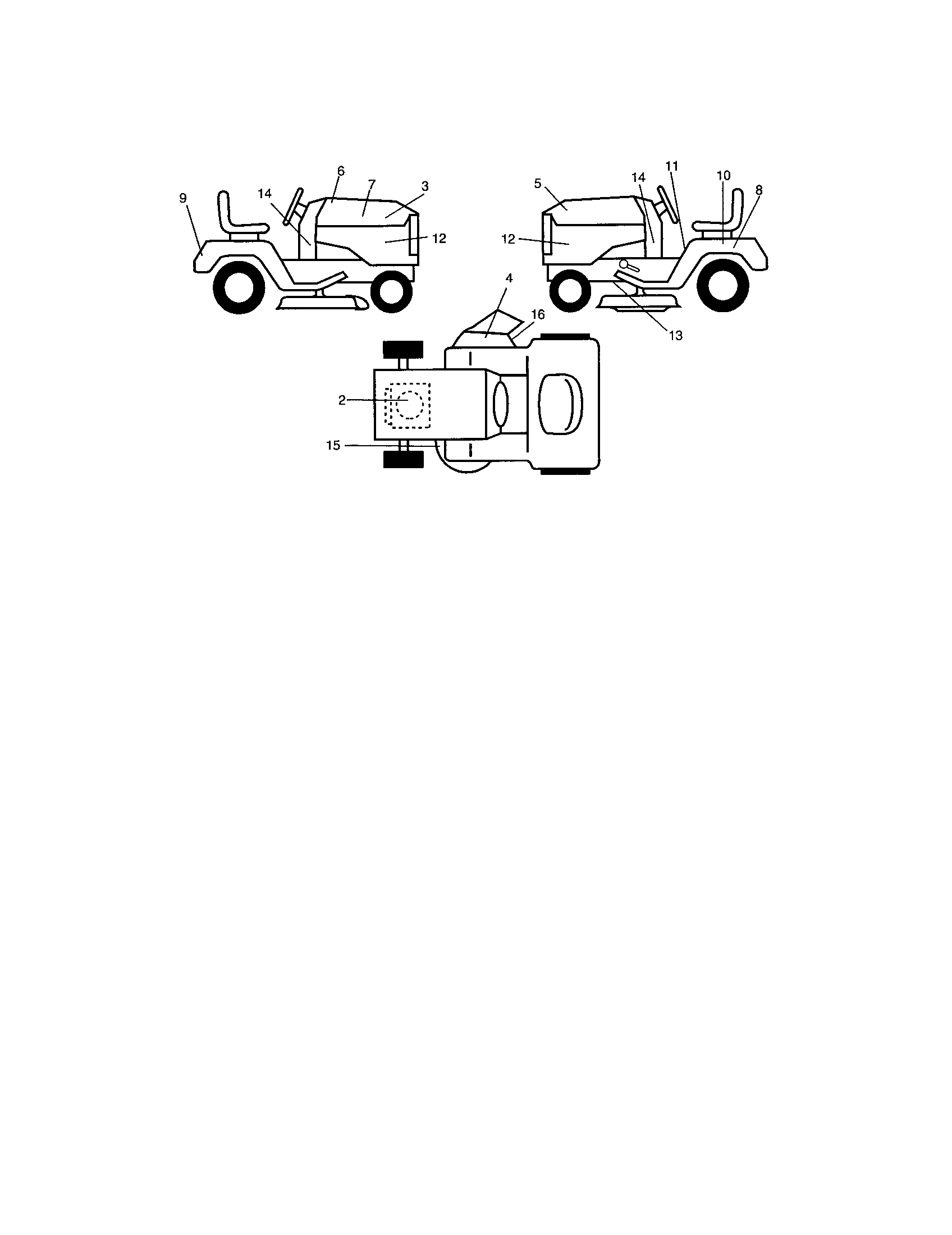 Craftsman 917272650 decals diagram