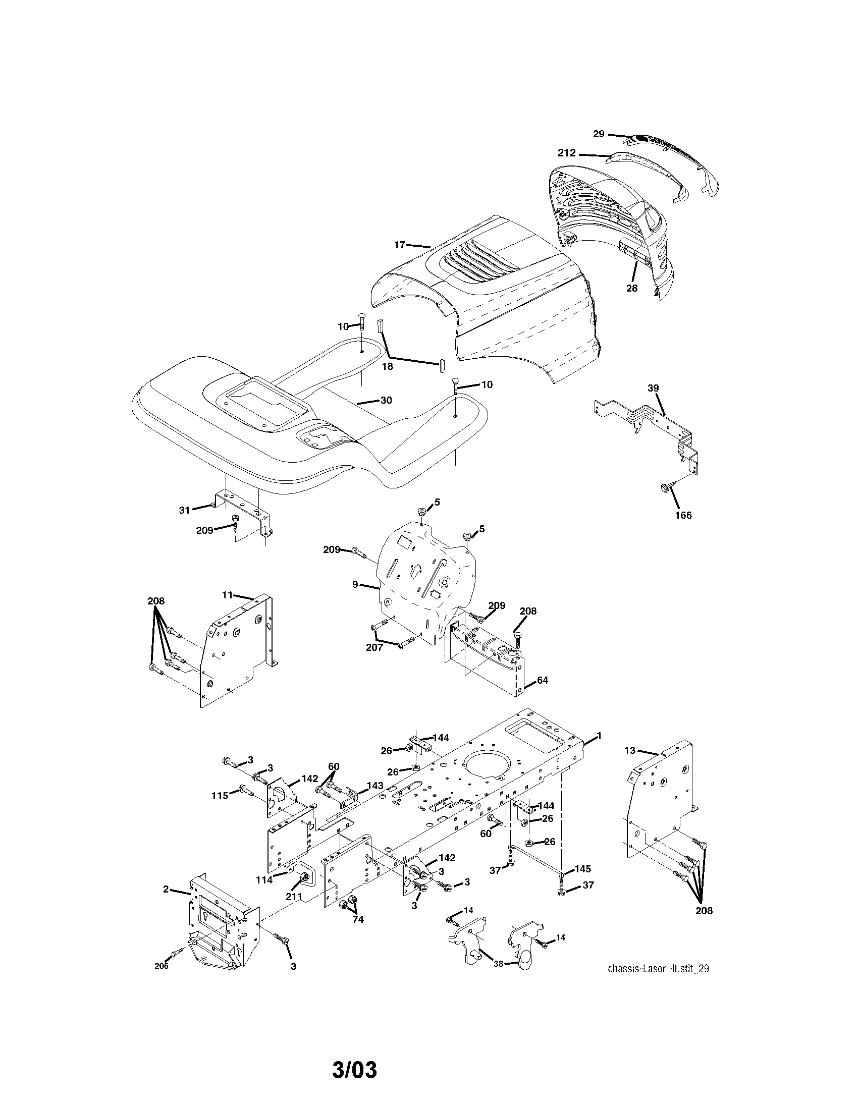 Craftsman 917272751 chassis and enclosures diagram