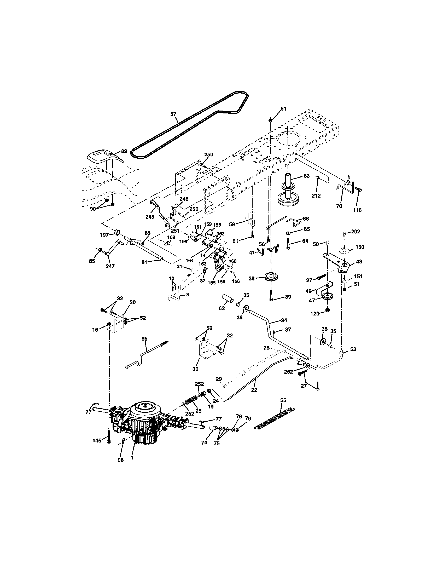 Craftsman 917272760 ground drive diagram