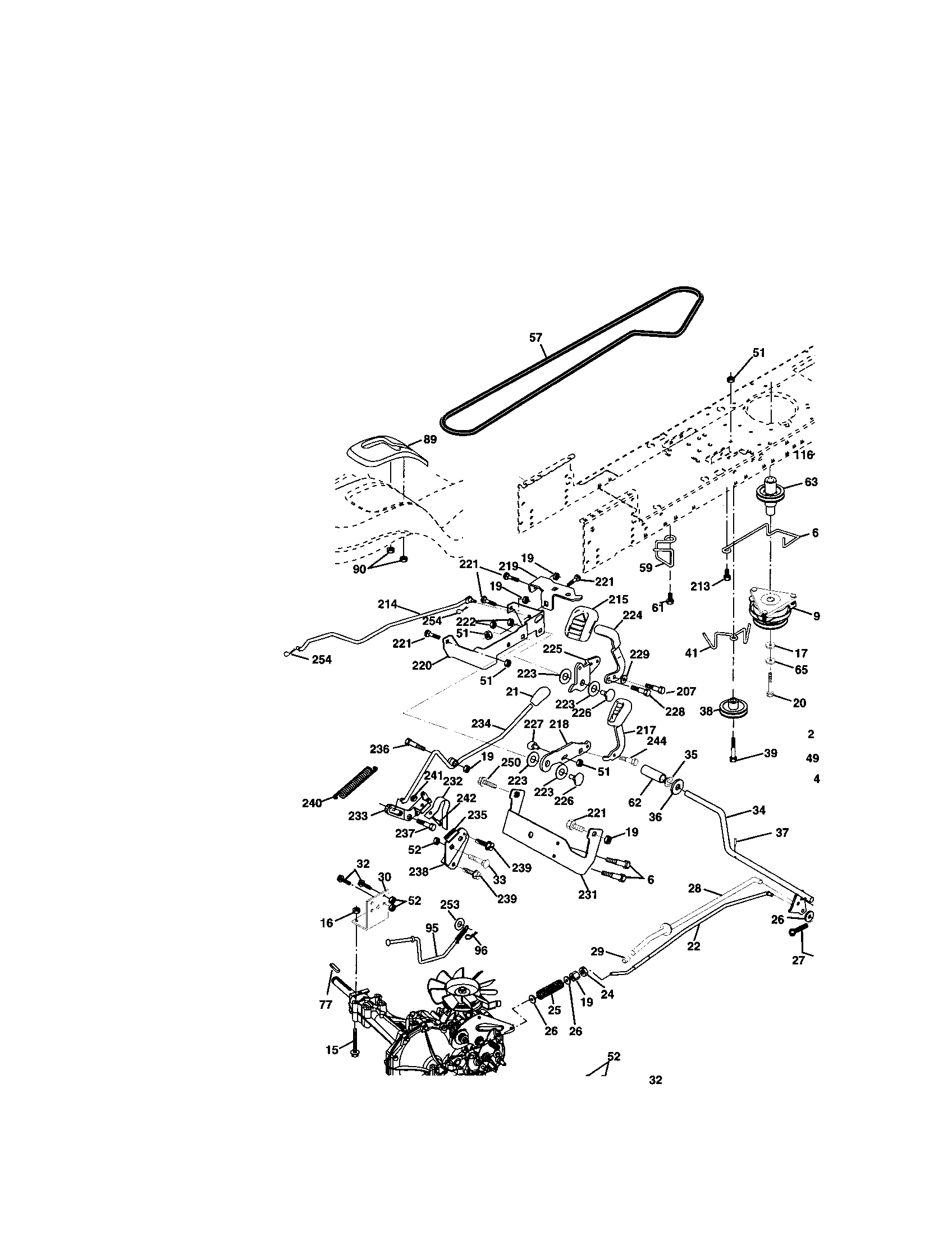 Craftsman 917272248 ground drive diagram