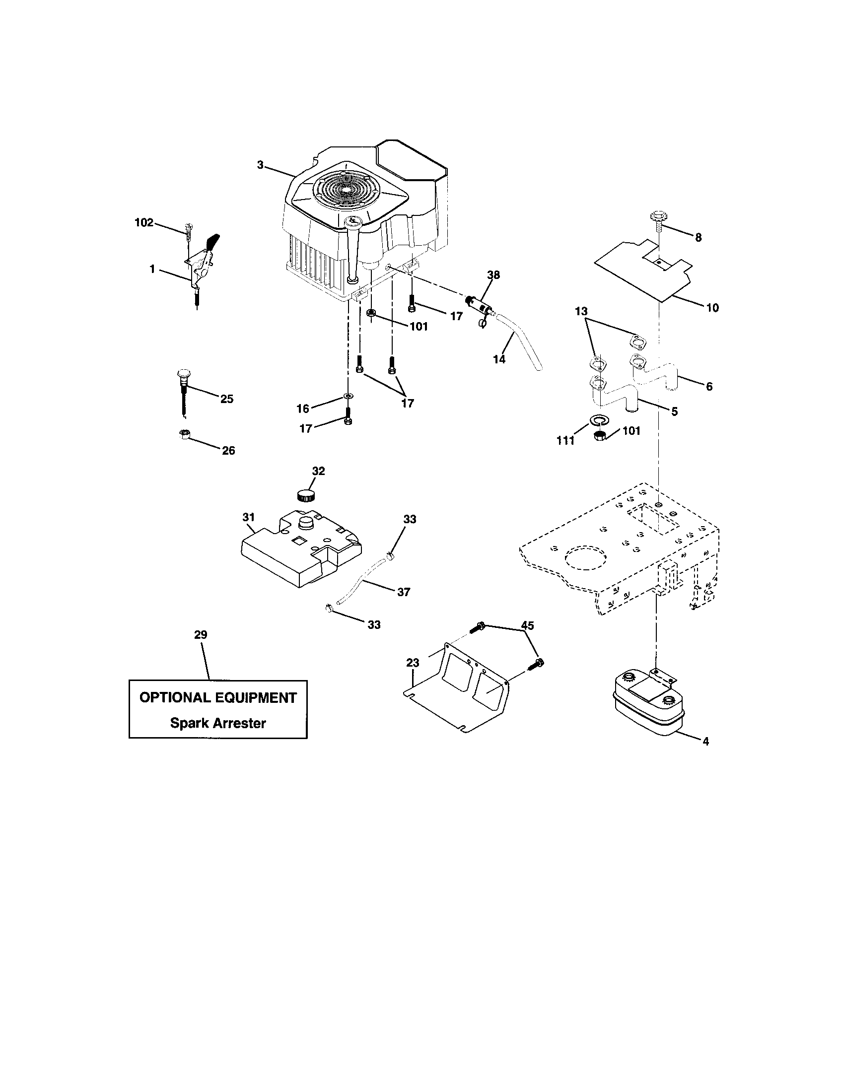 Craftsman 917272248 engine diagram