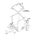 GE DDG7286RCL cabinet assembly diagram