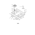 Kenmore 66572012102 cooktop parts diagram