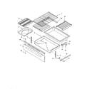 Kenmore 66572012102 drawer and broiler parts diagram