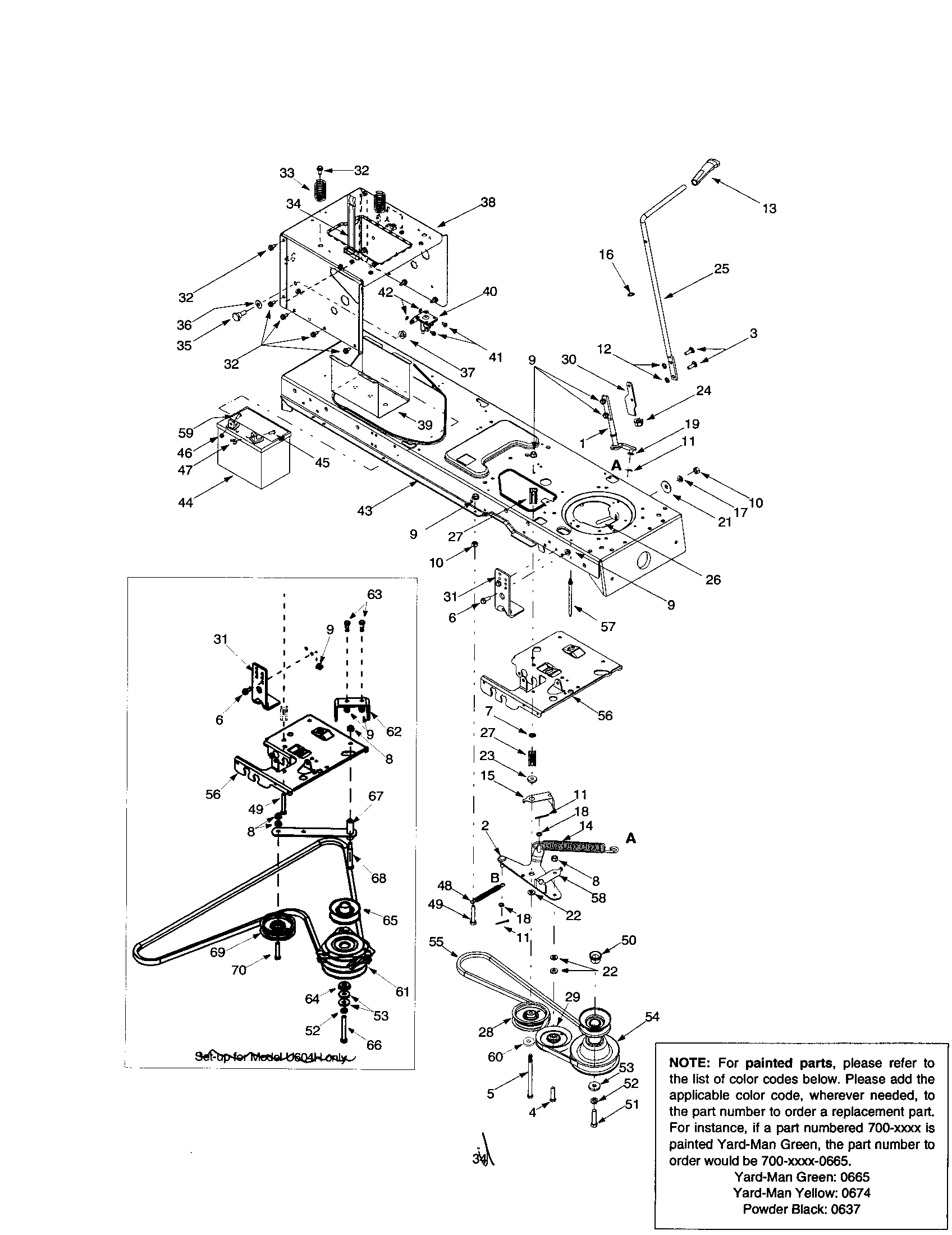 Craftsman 247274320 hitch plate/engine pulley diagram