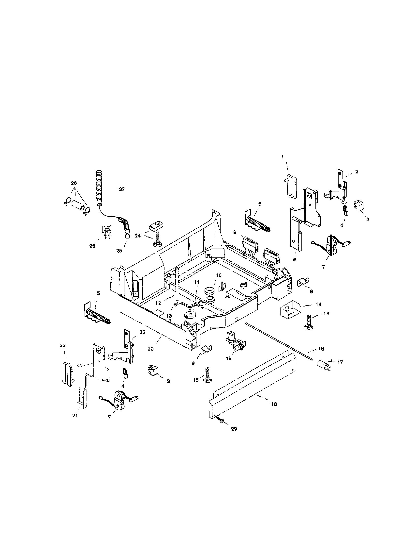 Bosch SHU9925UC/12 base diagram
