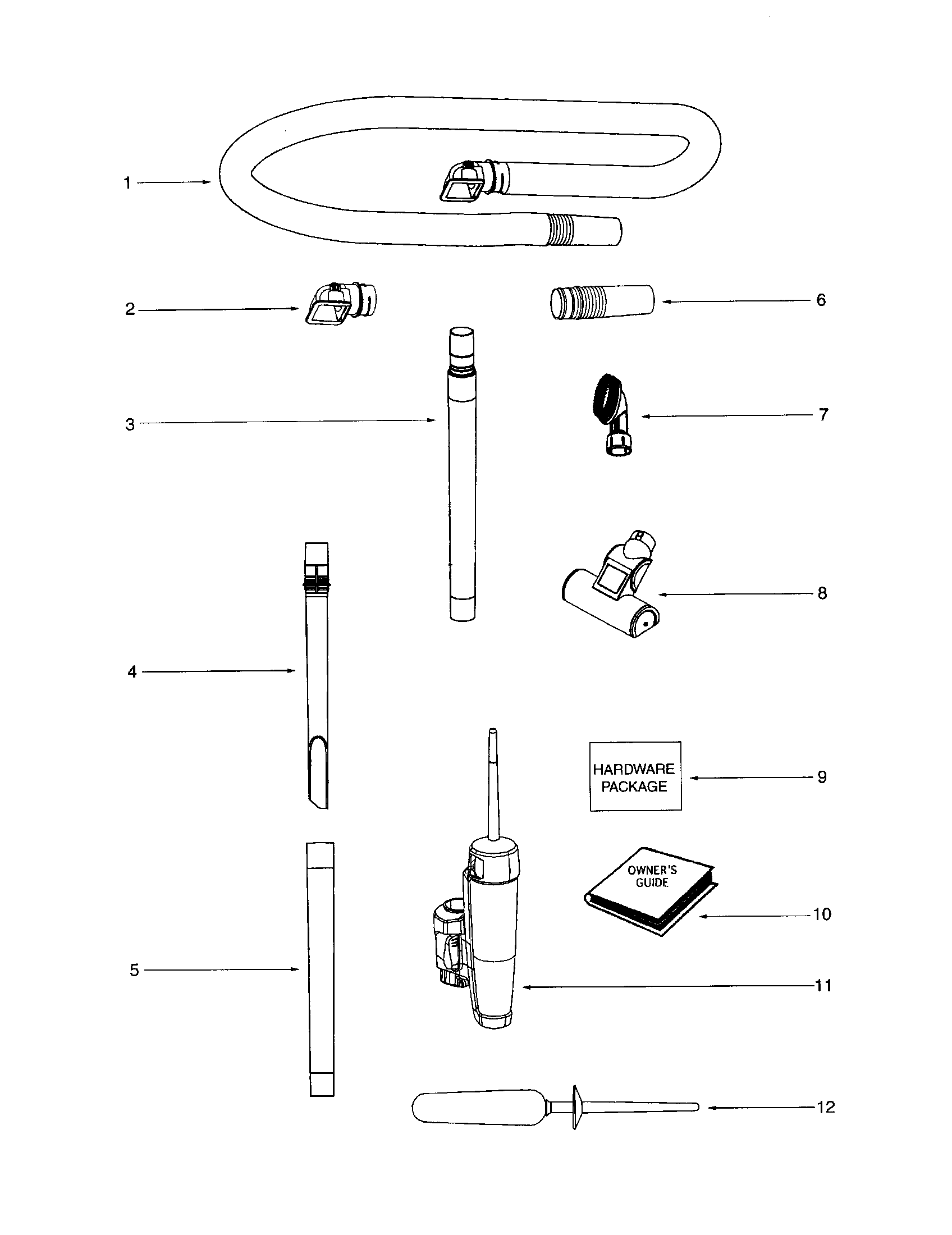 Eureka 5847AZ hose diagram