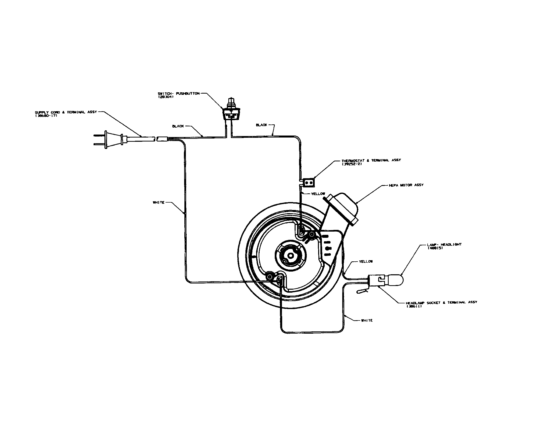 Eureka 5847AZ wiring diagram diagram