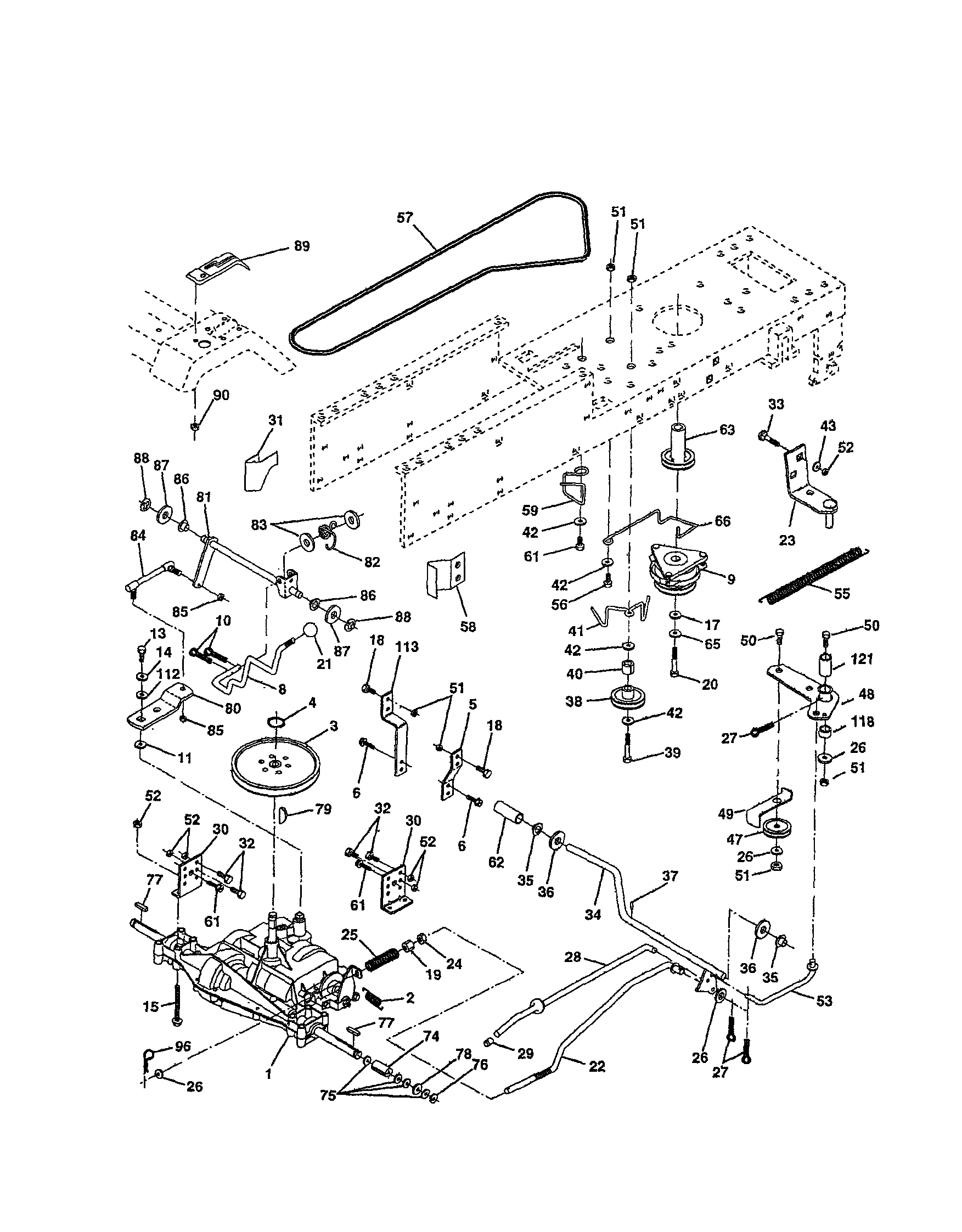 Craftsman 917258681 drive diagram