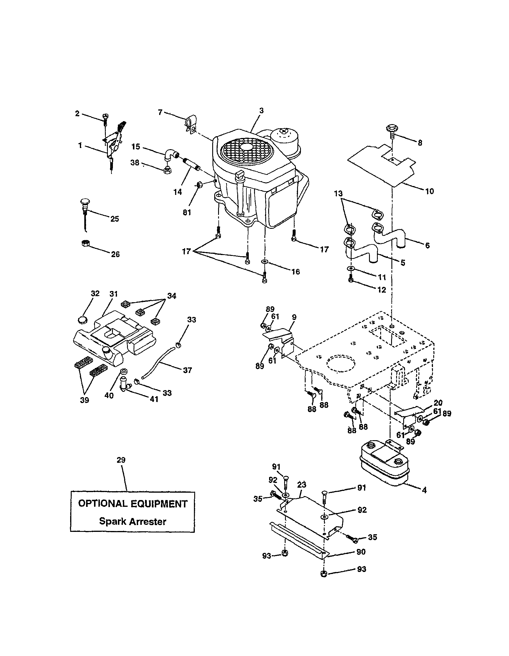 Craftsman 917258681 engine diagram