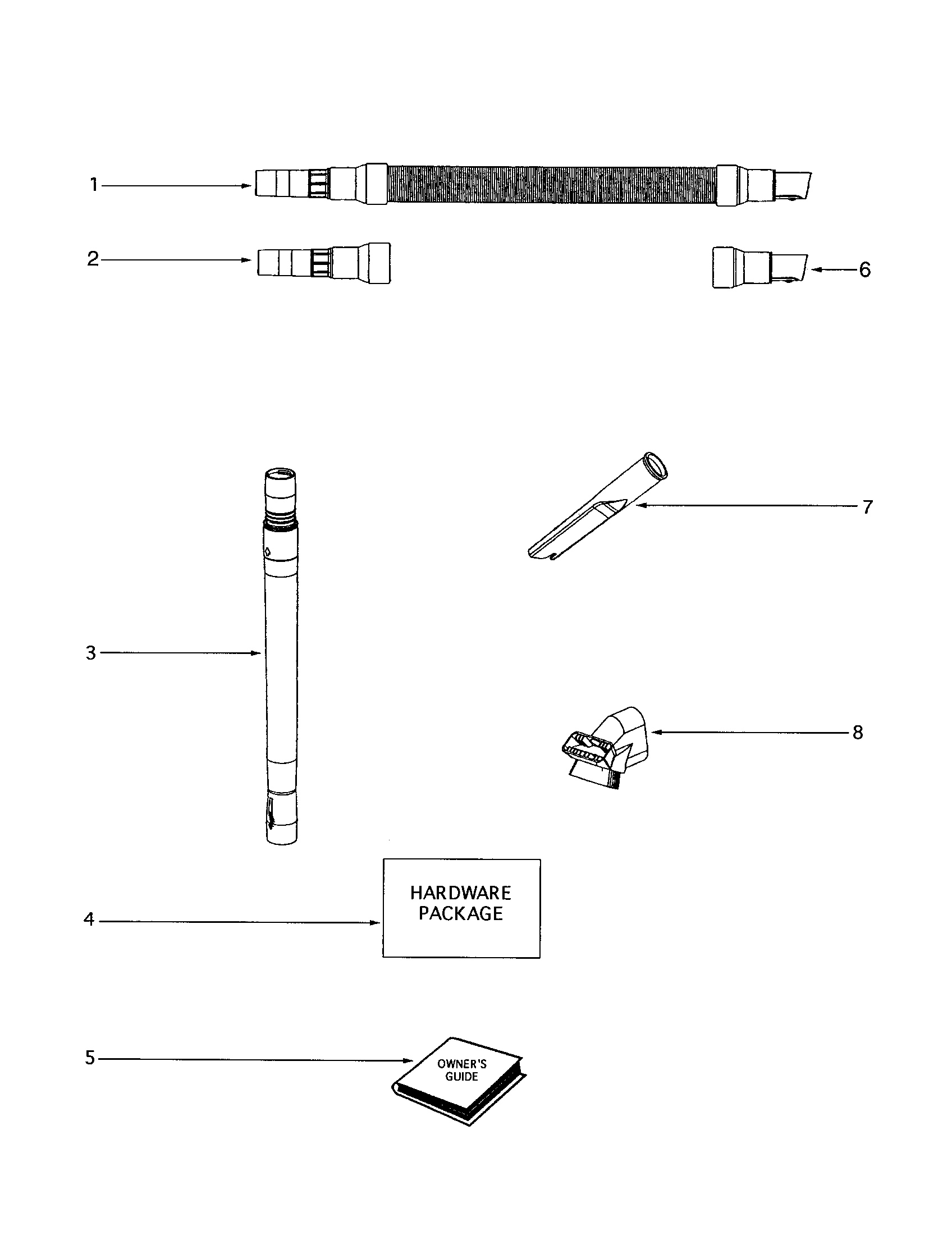 Eureka 4386AT-2 hose diagram