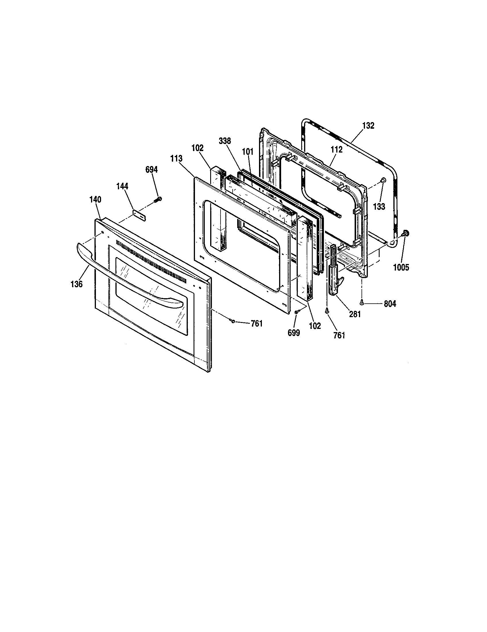 Kenmore 91147713200 door:911.47712200/4200/9200 diagram