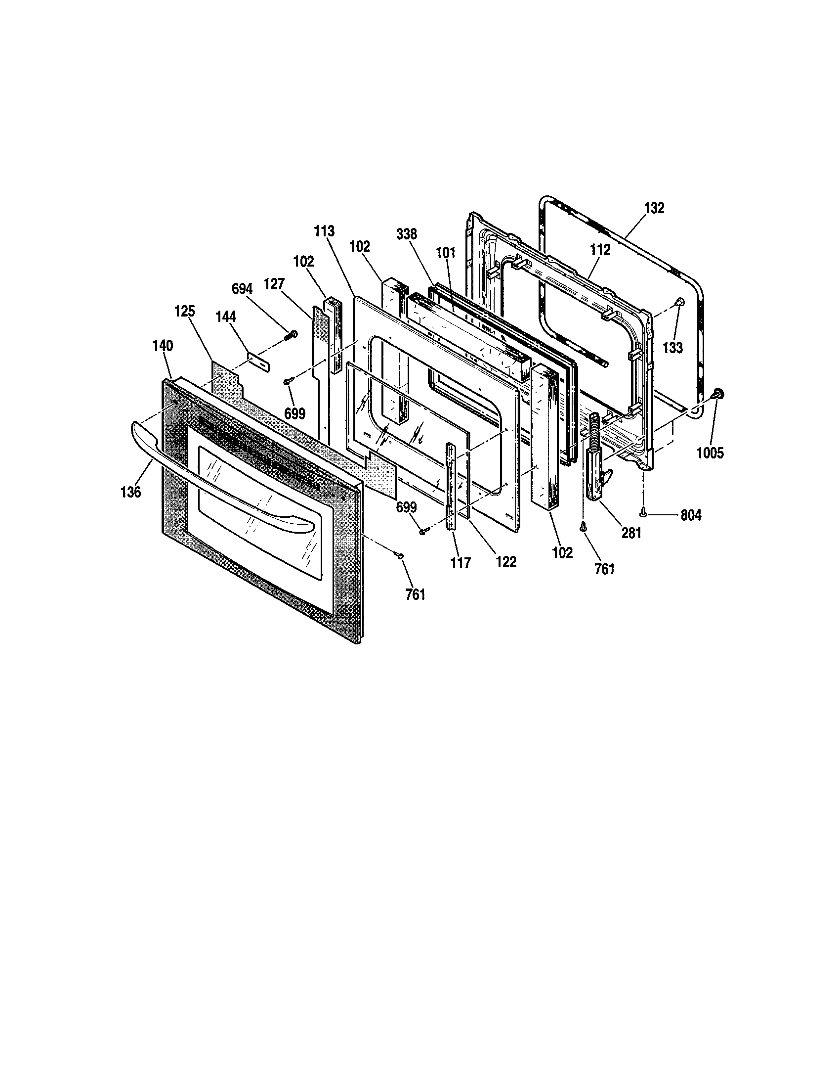 Kenmore 91147713200 door: 911.47713200 diagram