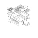 Kenmore 66575012103 drawer and broiler diagram