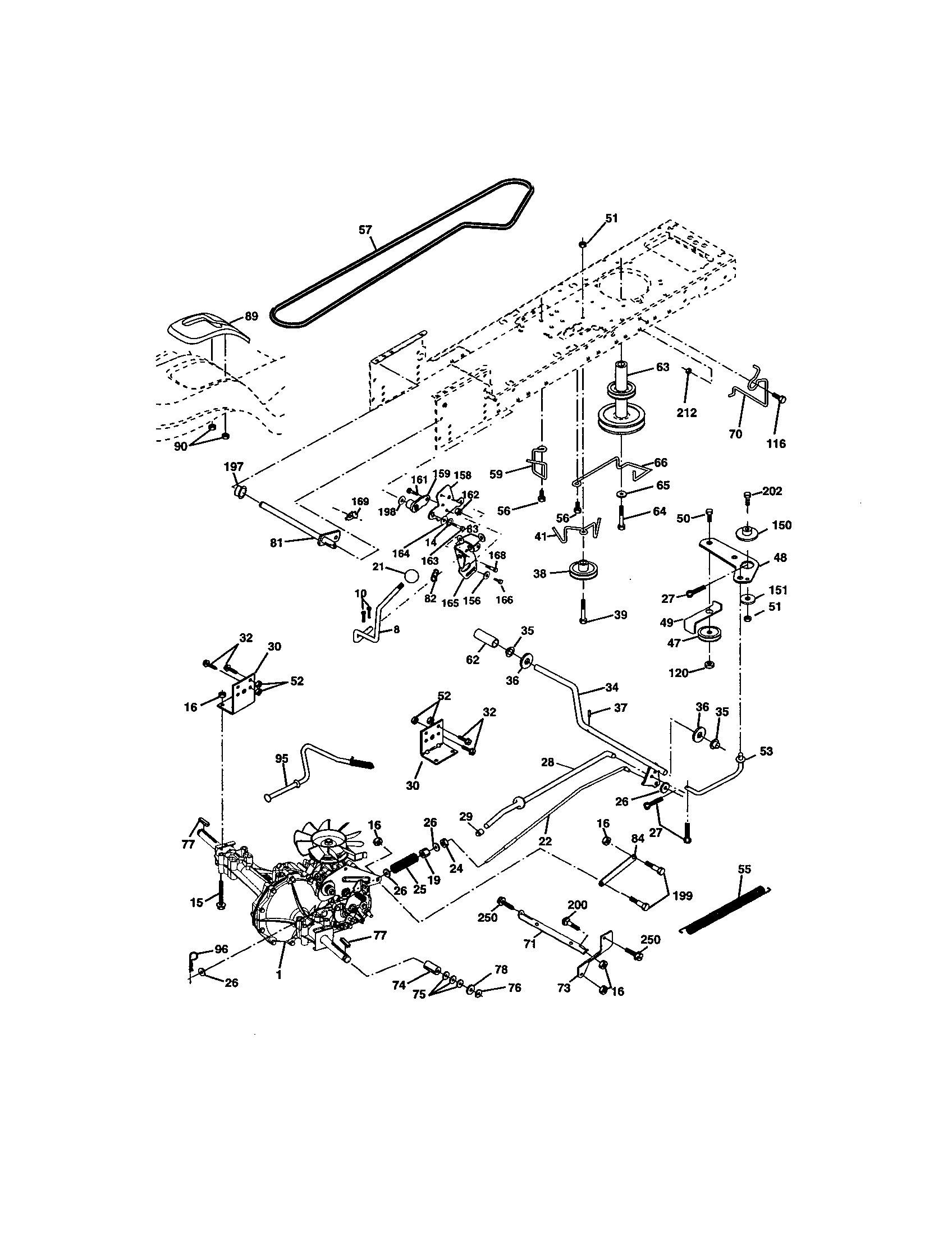 Craftsman 917272921 ground drive diagram