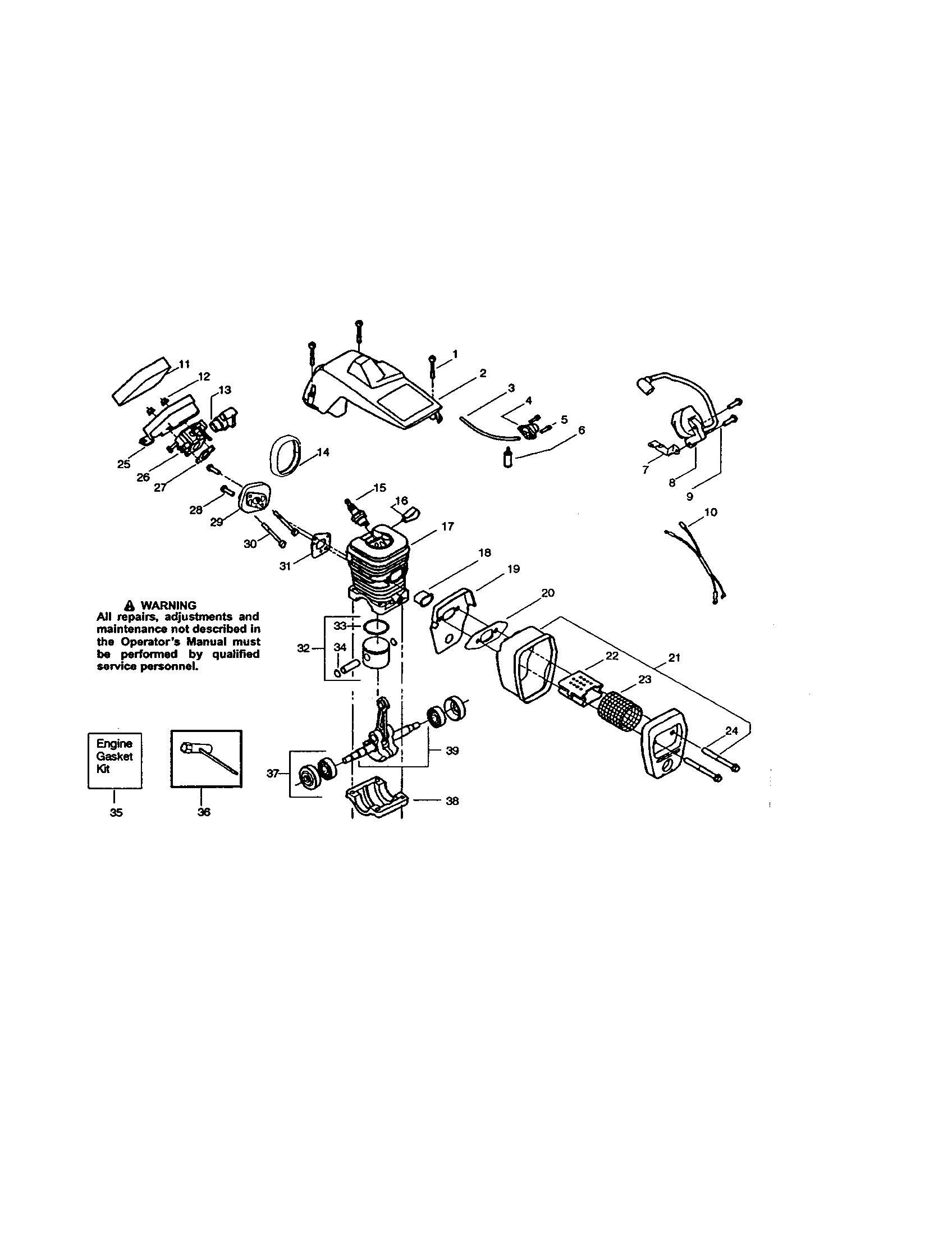 Craftsman 944411372 cylinder shield/cylinder diagram