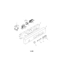 Bosch SHU3032UC/11 (FD 8002-8003) fascia panel diagram