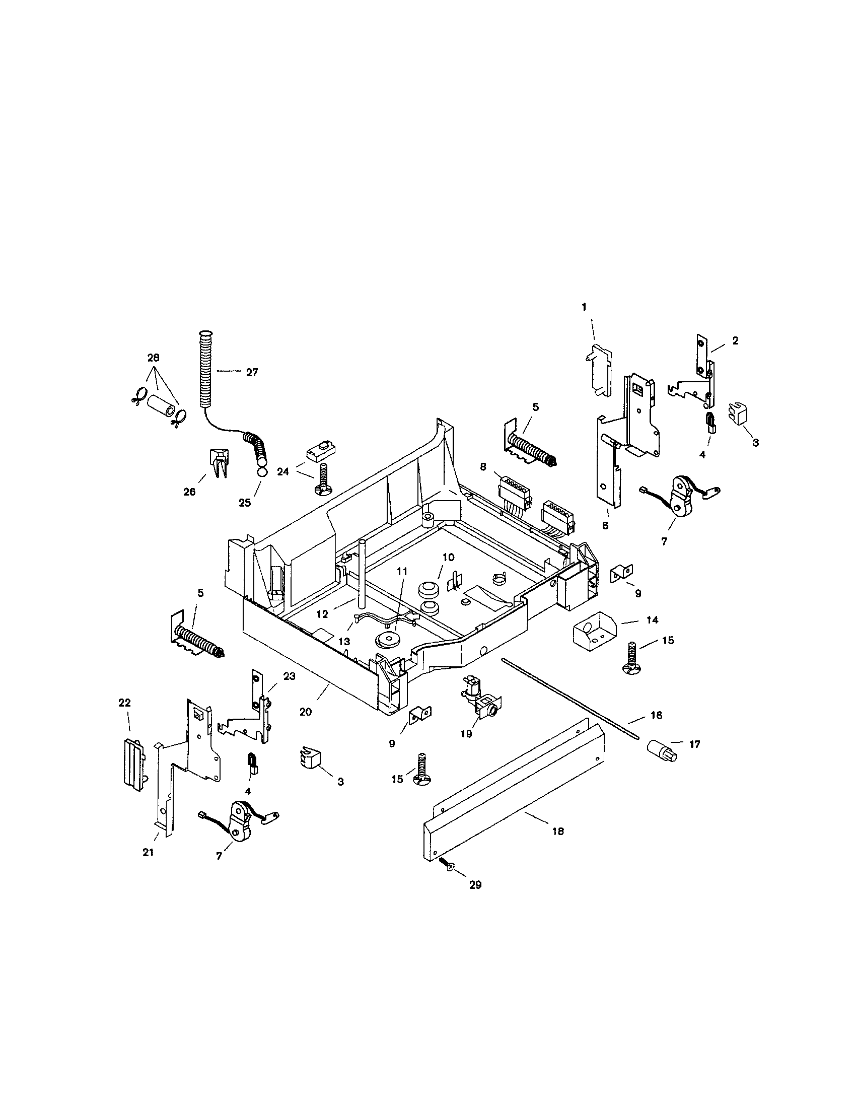 Bosch SHU3035UC/12 (FD 8006) base diagram