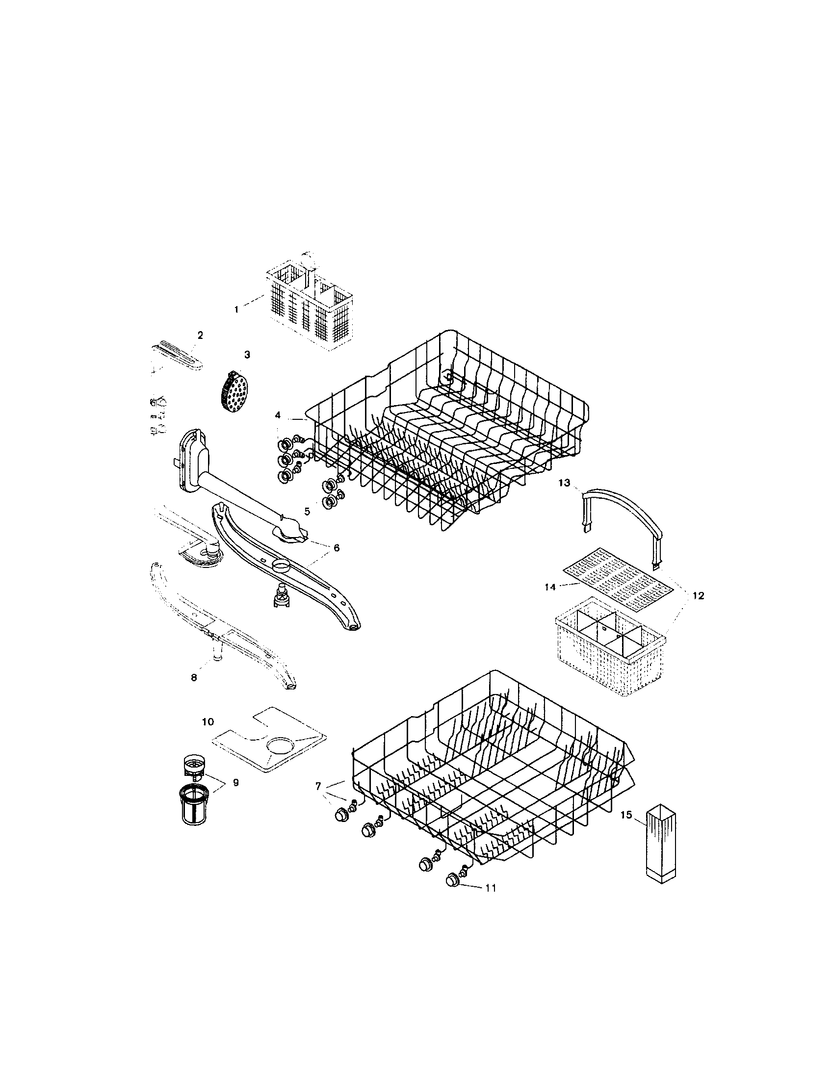 Bosch SHU3035UC/12 (FD 8006) racks diagram