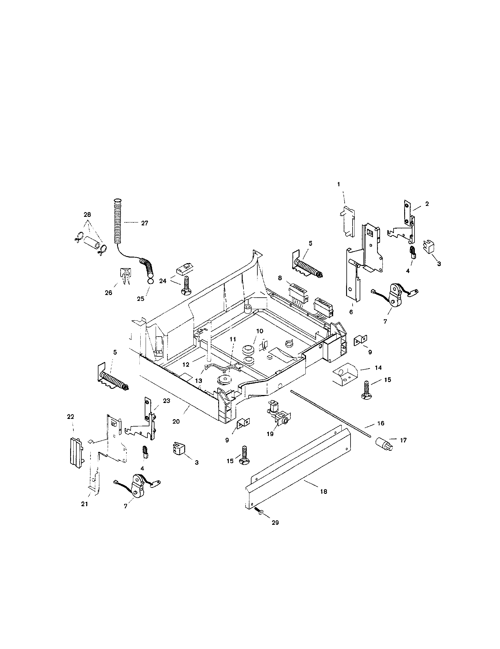 Bosch SHU4306UC/06 (FD 7705-7912) base diagram
