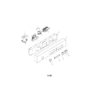 Bosch SHU3135UC/12 (FD 8105) fascia panel diagram