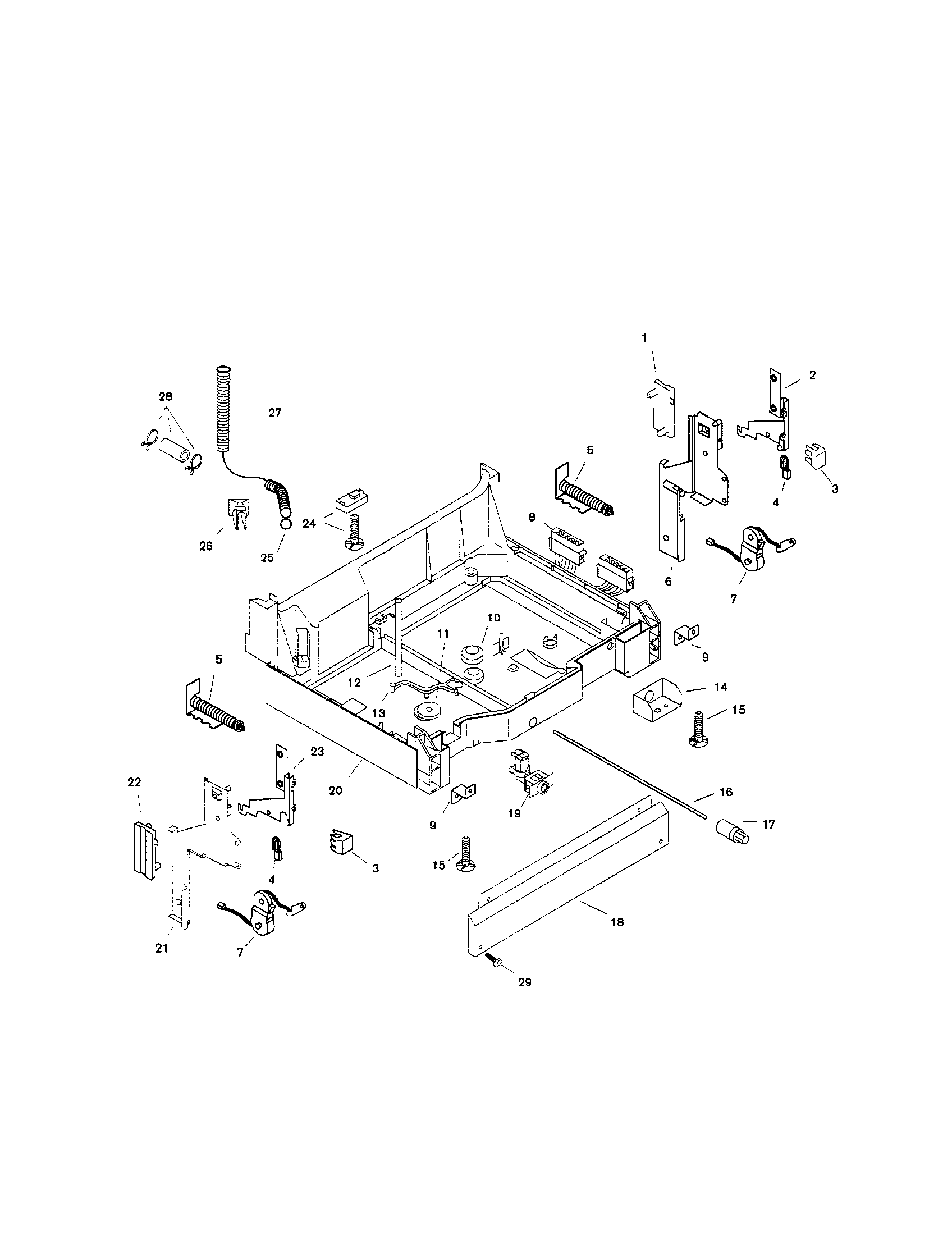 Bosch SHU4326UC/12 base diagram