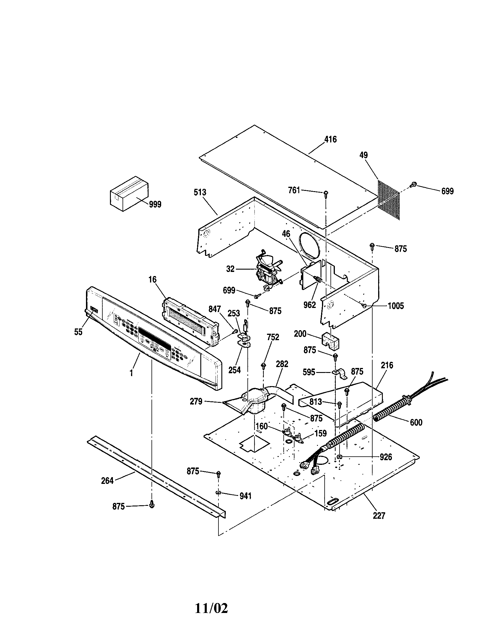 Kenmore 91149059200 control diagram