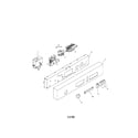 Bosch SHU3032UC/06 (FD 7908-8002) fascia panel diagram