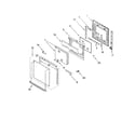 KitchenAid KEBS278DBL1 oven door diagram